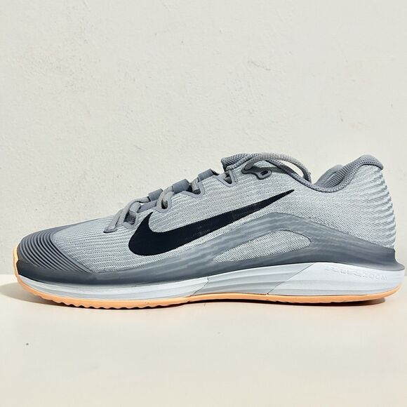 Nike Court Air Zoom Vapor 12 Clay “Ashen Slate” Men’s Size 9 Tennis Shoes No Lid - Picture 4 of 8